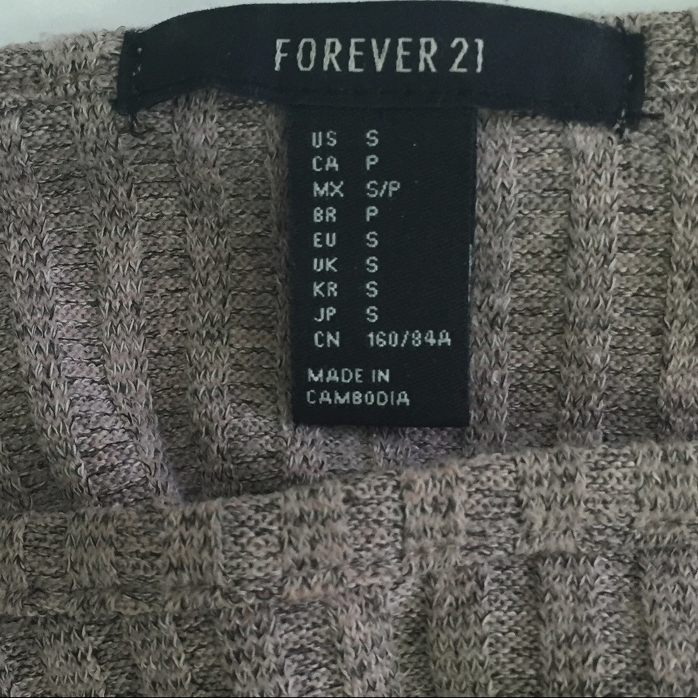 Forever 21 Tan long sleeve knit top - Picture 5 of 5