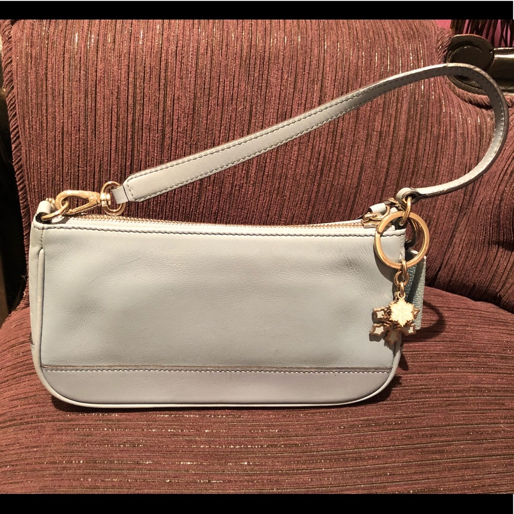 Leather Coach Bag and Wallet w Keychains NWOT