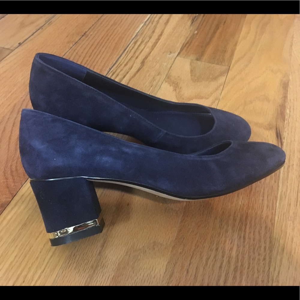 🍬DUNE London "ATLAS" 
Round Toe Block Heel Pump