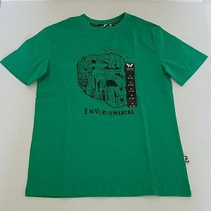 NEW Shaun White Size 8 -10 Boy Green Environment T