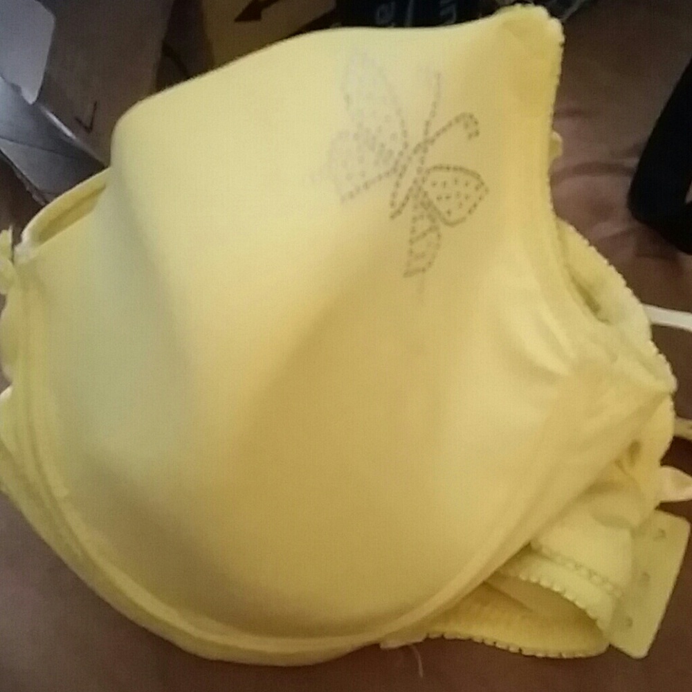 Yellow bra