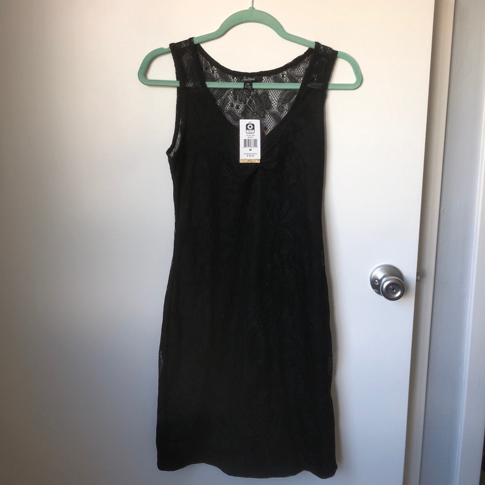 NWT Southpole Juniors Black Dress