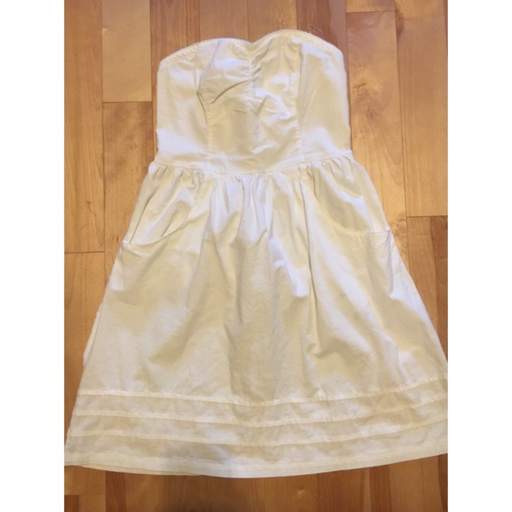 White casual dress