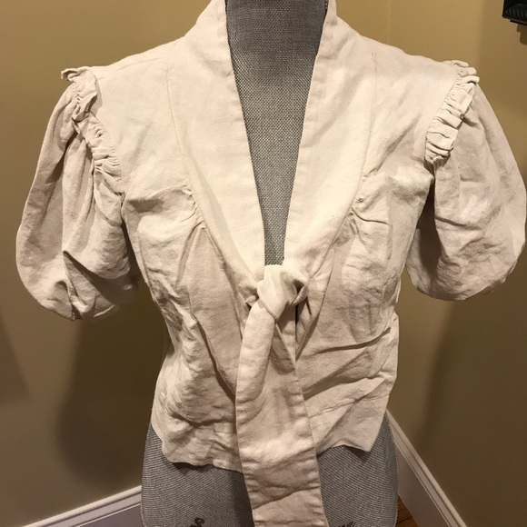 Casch  linen jacket - Picture 4 of 6