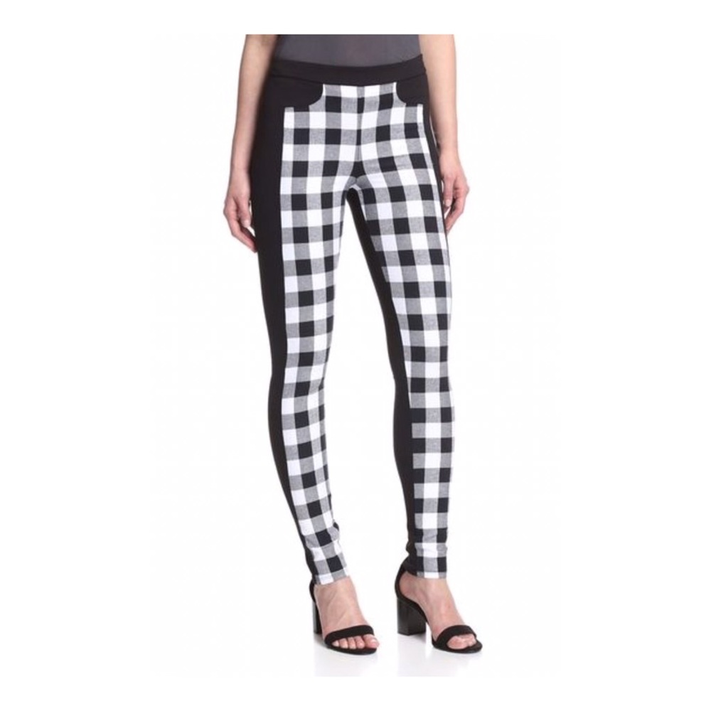 Silvia Black/ White Gingham Leggings XS