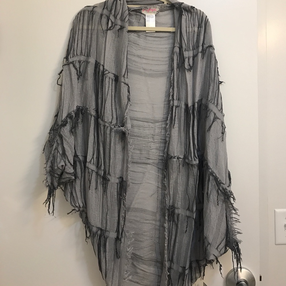 Free people tattered shawl