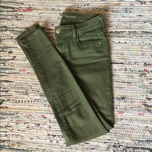 Old Navy Olive skinny jeans