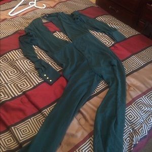 VA VA VOOM green jumpsuit