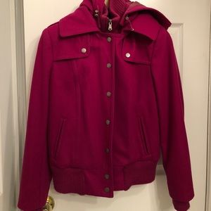 New York & Company magenta coat