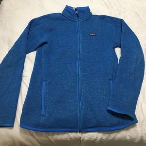 Blue Winter Zip Up