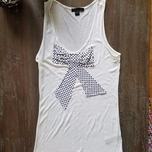 Adorable Casual Bow Tank