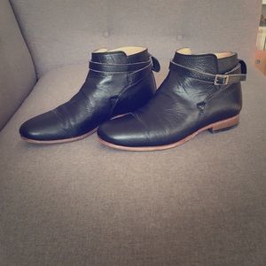 Dieppa Restrepo Mer boot in Black Leather, Sz 6.5