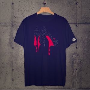 One of a kind Red bottom T-shirt.