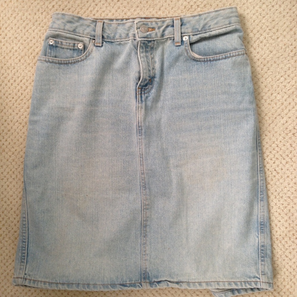 90s Vintage LONDONJEAN Denim Mini Skirt