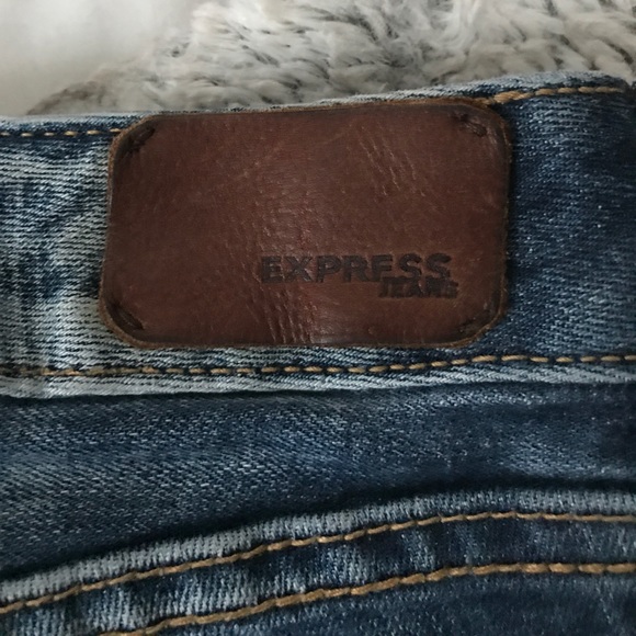 Distressed skinny jeans by express - Picture 4 of 6