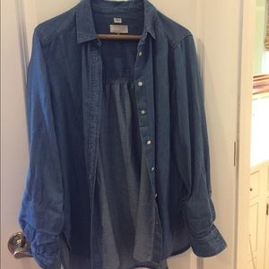 Loft Softened denim tunic