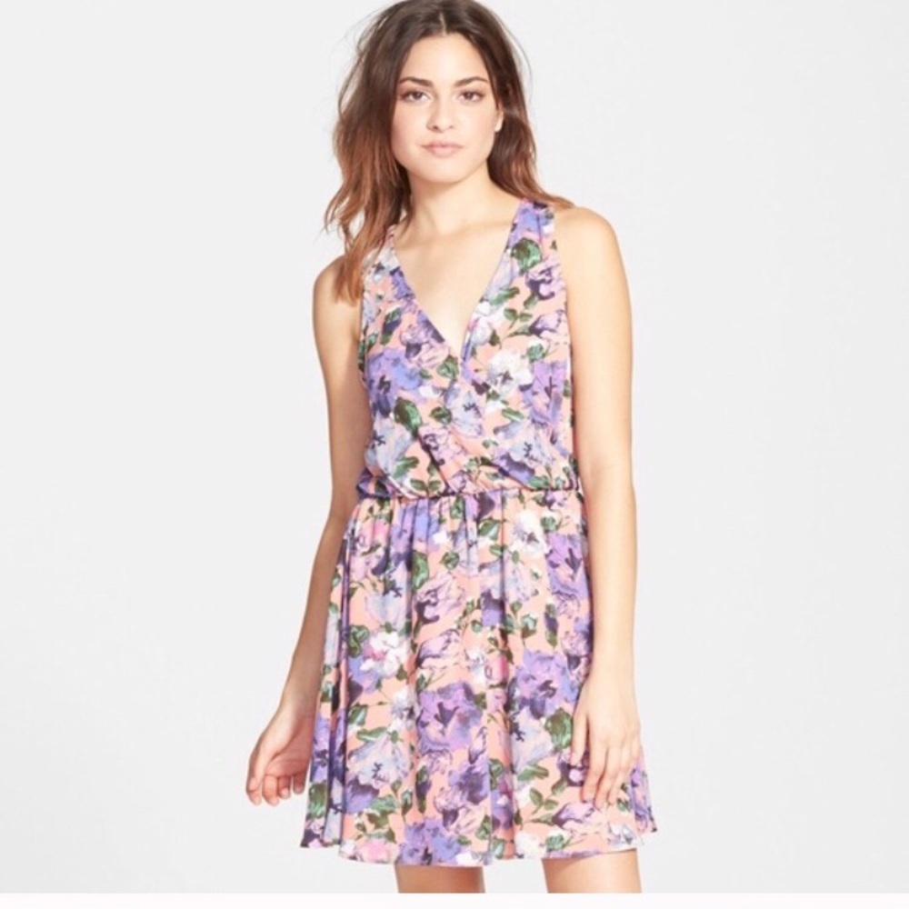 Lush wrap top dress