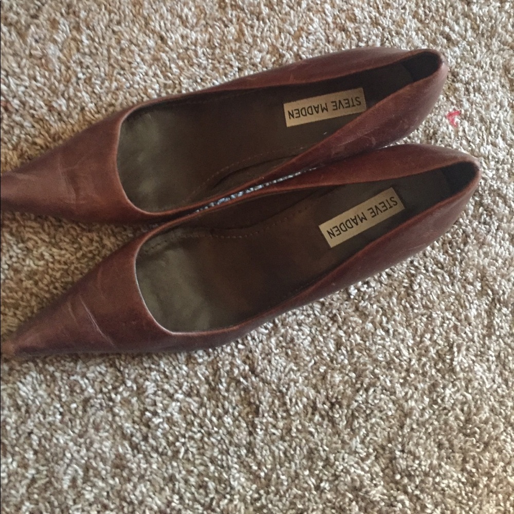 Steve Madden brown heels