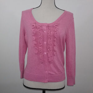 Mossimo Womens Pink Cardigan Size Large L (A27)