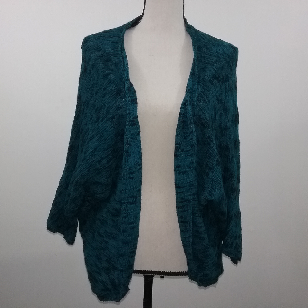 Bongo Womens Blue Green Sweater Size Medium (A28)