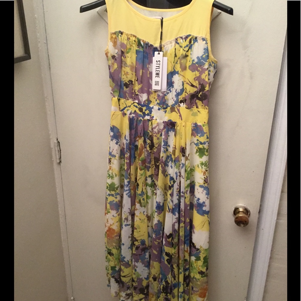 Floral midi dress