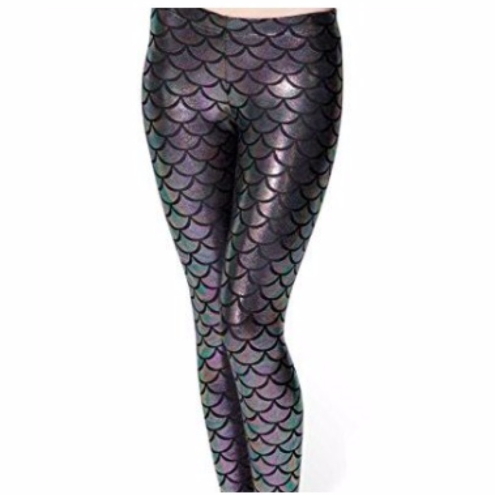 Siren Iridescent Legging Gunmetal Mermaid - Picture 4 of 5
