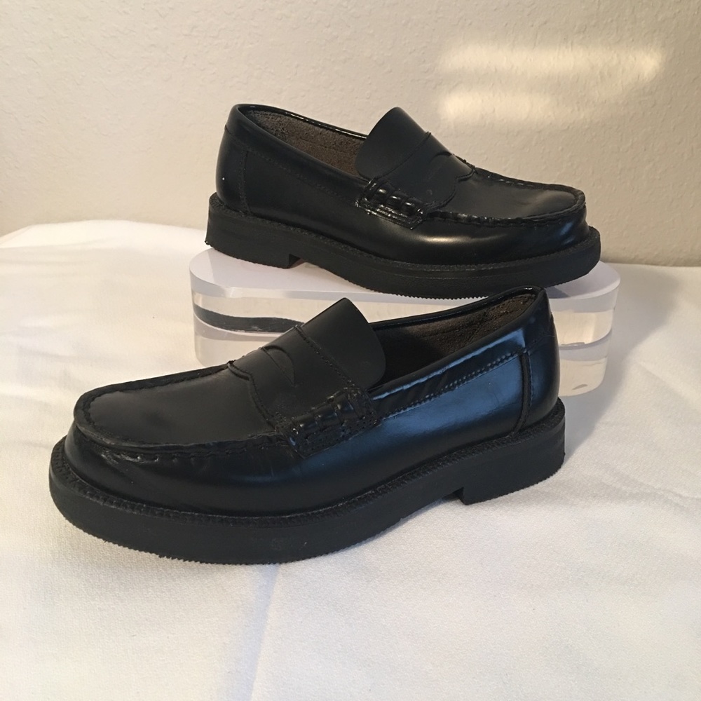 Boys leather penny loader