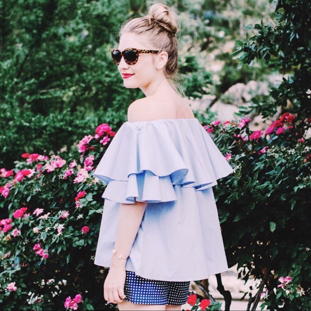 Off the Shoulder Ruffle Top