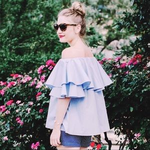 Off the Shoulder Ruffle Top