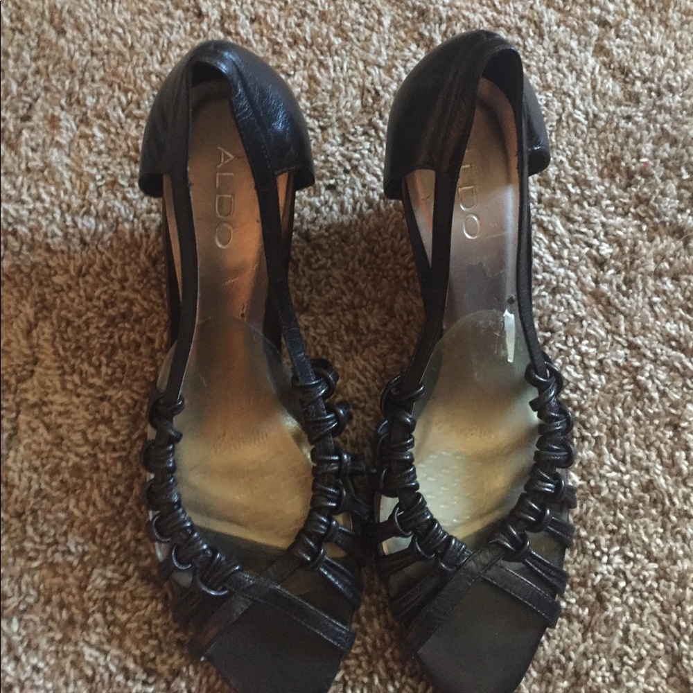 Used ALDO dress wedges with gel inserts