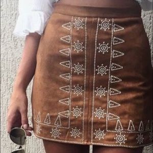 Brown skirt