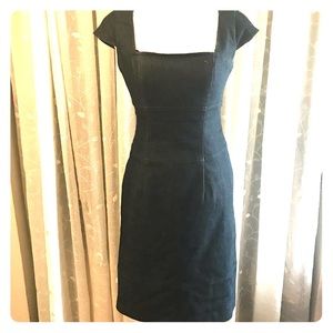 Kasper Fitted Denim Mini Dress