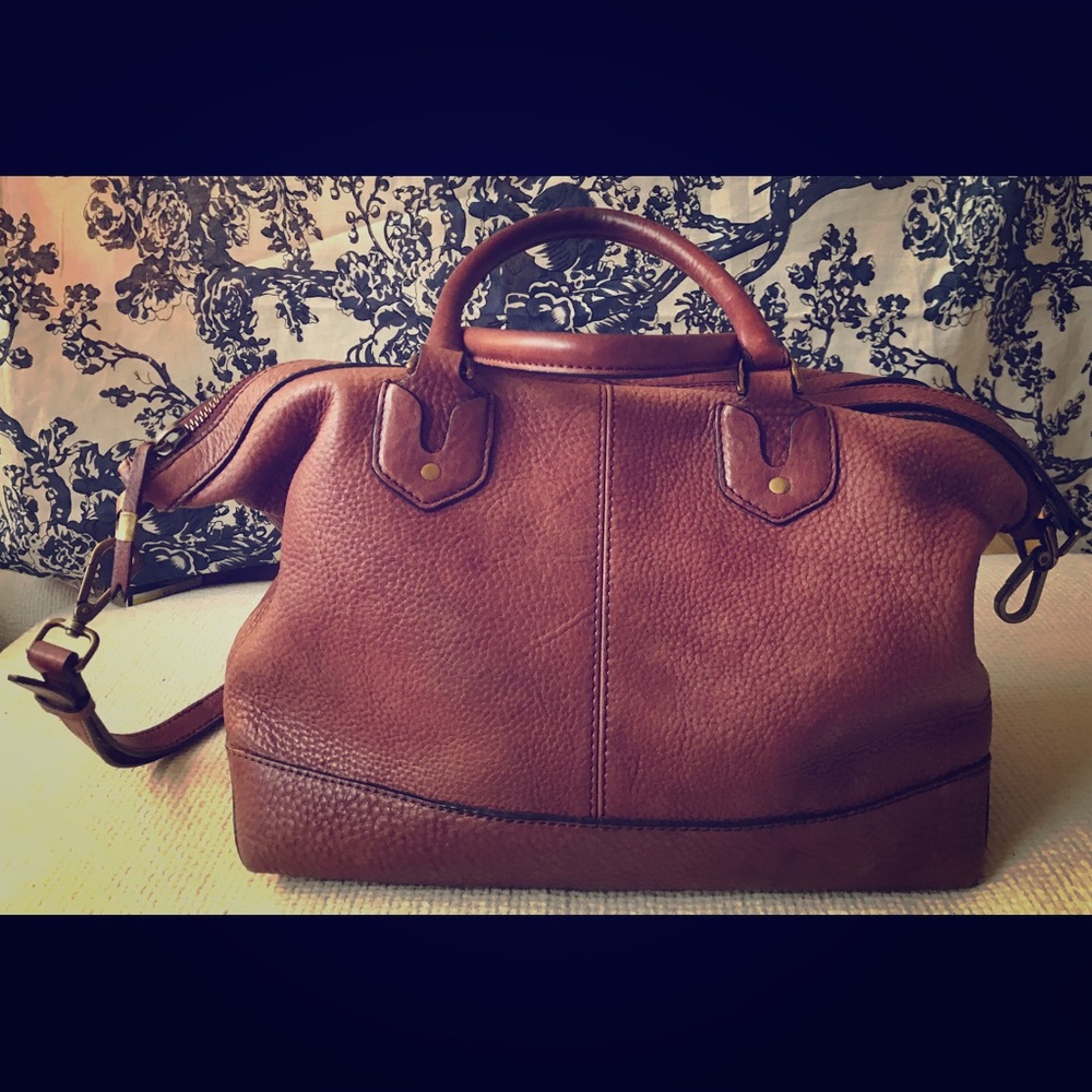 Madewell Berliner Satchel Leather Bag