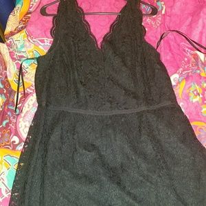 Black lace Loft dress