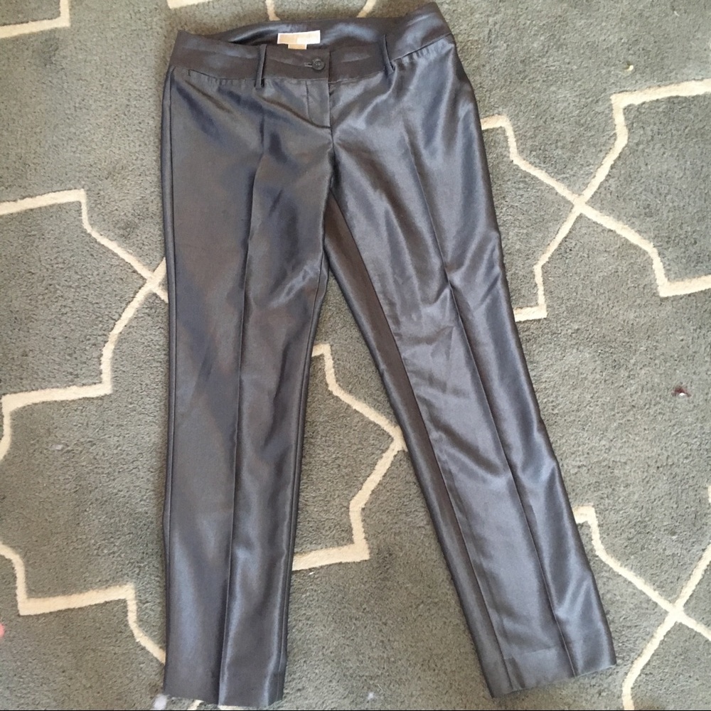 MICHAEL Michael Kors grey/silver cropped pants
