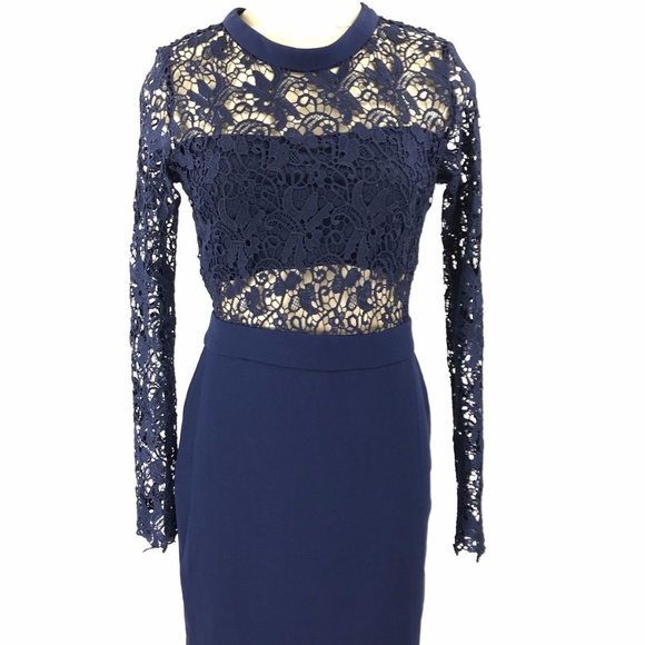 Romeo & Juliet Couture Dresses & Skirts - Romeo + Juliet Couture Lace cut out dress Sz M Bod