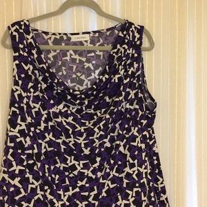 Calvin Klein Draped neck blouse