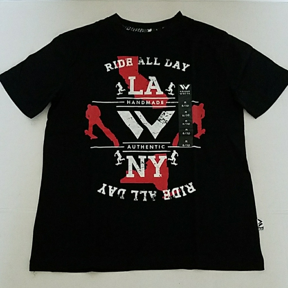 NEW Shaun White Size 8 - 10 Boy Skateboard Tee