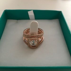 Jeulia 3PC Rose Gold Vintage Set