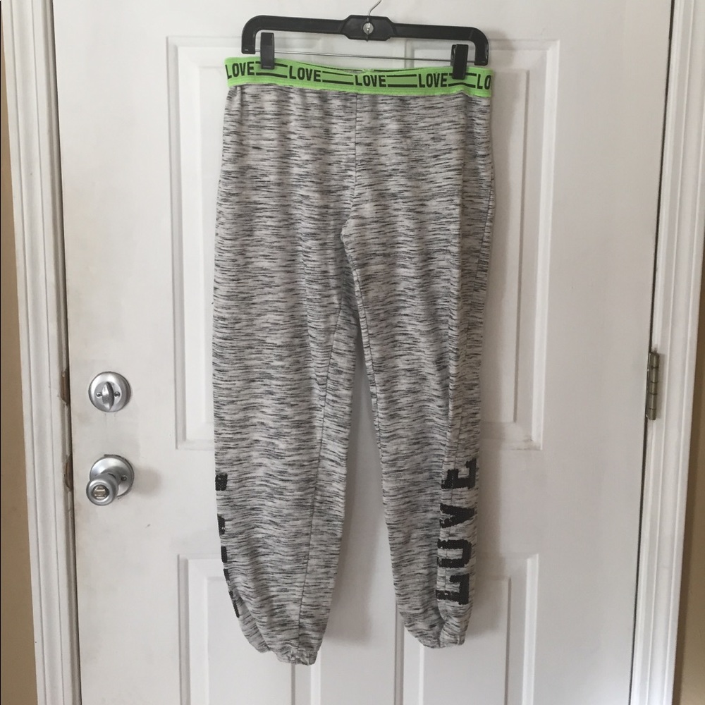 Cream colored joggers