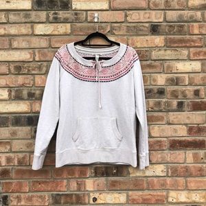 Lucky Brand embroidered and beaded Sweatshirt