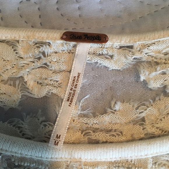 NWOT, Free People lace top - Picture 2 of 2