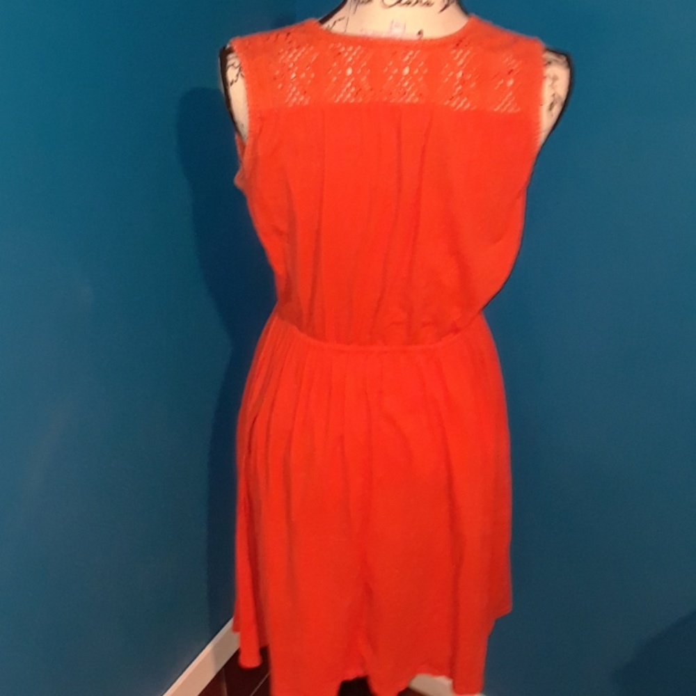 👑⬇️50⬇Orange Calypso St Barth Cotton Casual Dress - Picture 5 of 8