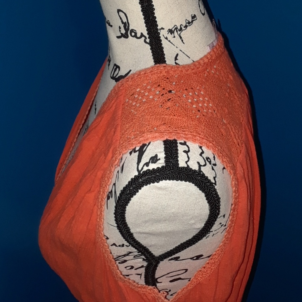 👑⬇️50⬇Orange Calypso St Barth Cotton Casual Dress - Picture 7 of 8
