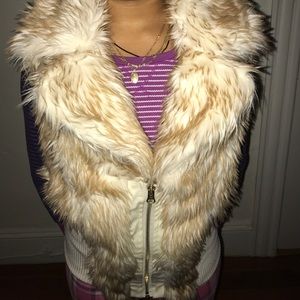 Kids fur vest