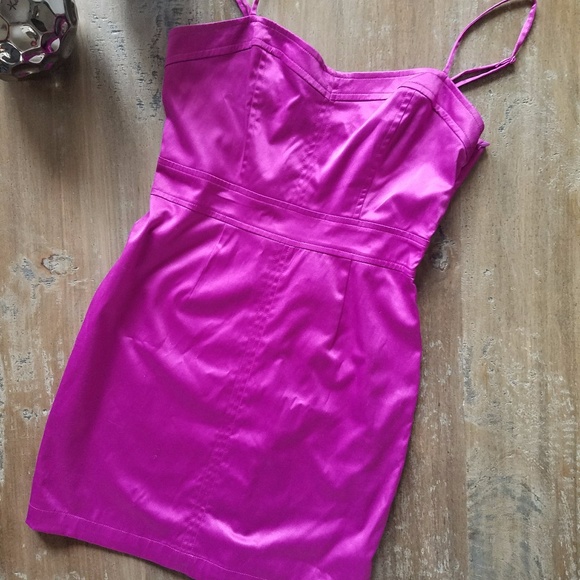 Hot Fuchsia Party Dress - Picture 1 of 2