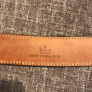 gucci belt barcode
