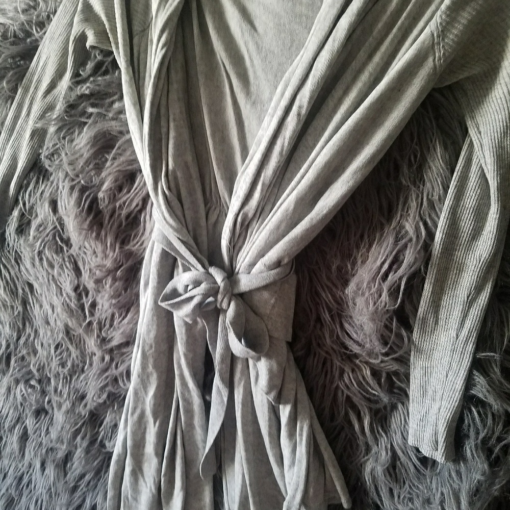 BCBG MaxAzria belted cardi-wrap