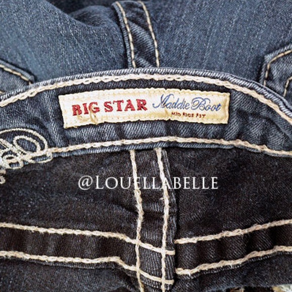 Big Star Maddie Boot Jeans 25 R - Picture 5 of 8