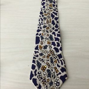Rhinestone tie. Austrian Swarovski crystal